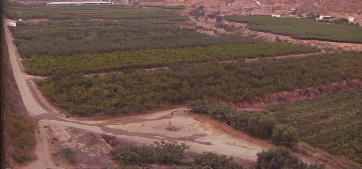 Paisaje de Finca Los Frailes en Alhama de Almería